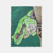 Kikkikkerverf Fleece Deken (Voorkant)