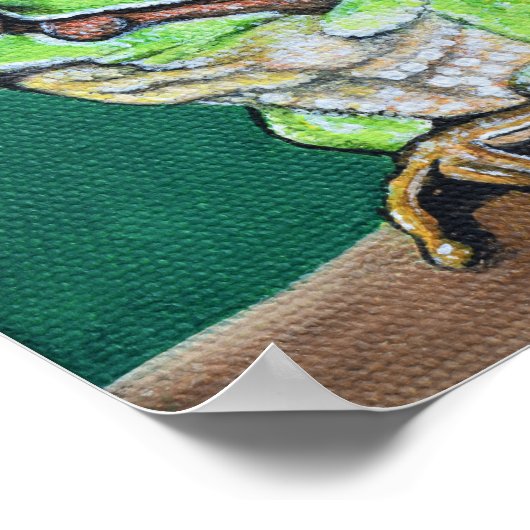 Kikkikkerverf Poster (Hoek)