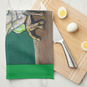 Kikkikkerverf Theedoek (Quarter Fold)