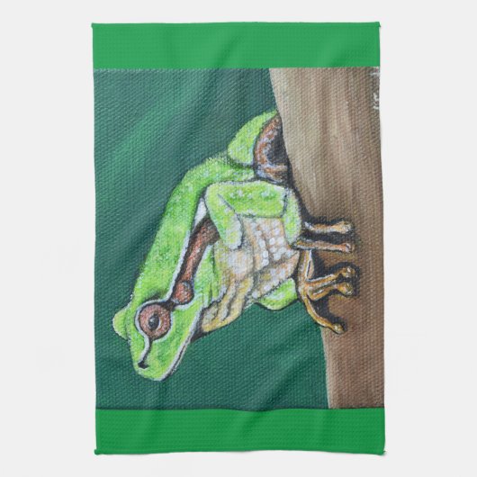 Kikkikkerverf Theedoek (Verticaal)