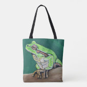 Kikkikkerverf Tote Bag (Achterkant)