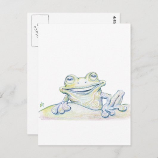 Kikkikkervis Briefkaart (Voorkant / Achterkant)