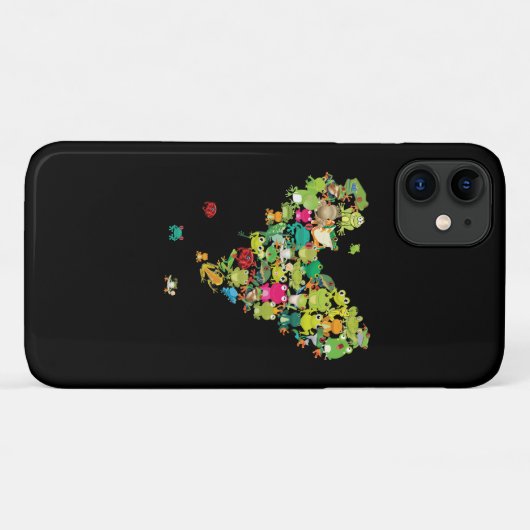 Kikkikkervis | Hartkikkers Case-Mate iPhone Case (Achterkant (horizontaal))