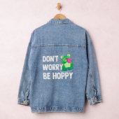 Kikkikkervisbont Toad Tadpole Amfibian Kikkerkkost Denim Jacket (Hangar)