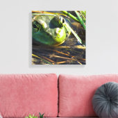 Kikkikkervisdoek Canvas Afdruk (Insitu (Woonkamer))