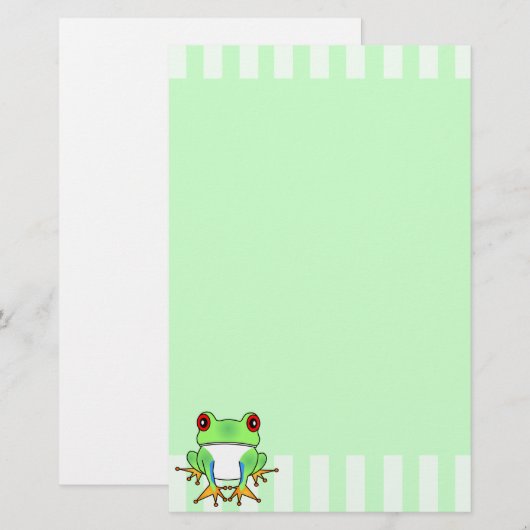 Kikkikkervisjes Briefpapier (Voorkant / Achterkant)