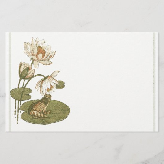 Kikkistblok en kikkerbakkerswerk briefpapier (Voorkant)