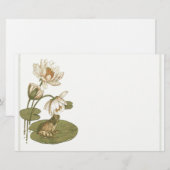 Kikkistblok en kikkerbakkerswerk briefpapier (Voorkant / Achterkant)