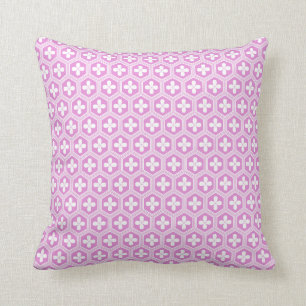 Kikko Japanse tortoiseshel Pattern Pink Kussen