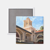 Kikkos klooster in Cyprus Magneet (Voorkant / Achterkant)