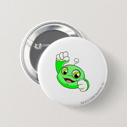 Kiko Ggloing Ronde Button 5,7 Cm (Voorkant /achterkant)