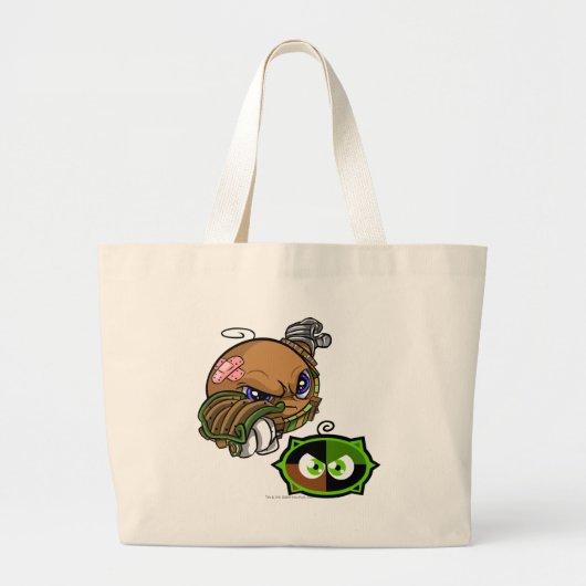 Kiko Lake Team Kapitein 1 Grote Tote Bag (Voorkant)