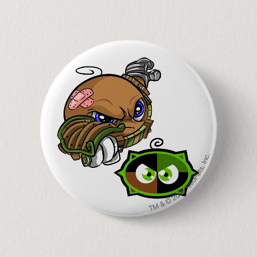 Kiko Lake Team Kapitein 1 Ronde Button 5,7 Cm (Voorkant)