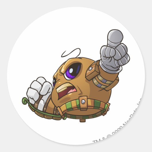 Kiko Lake Team Kapitein 2 Ronde Sticker (Voorkant)