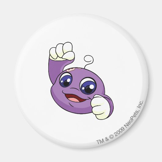 Kiko Paars Magneet (Voorkant)