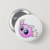 Kiko Pink Ronde Button 5,7 Cm (Voorkant /achterkant)