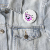 Kiko Pink Ronde Button 5,7 Cm (In situ)