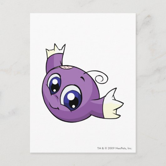 Kiko Purple Briefkaart (Voorkant)