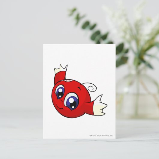 Kiko Red Briefkaart (Staand voorkant)