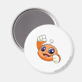 Kiko Sinaasappel Magneet (Voorkant / Achterkant)