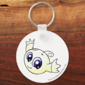 Kiko White Sleutelhanger (Voorkant)