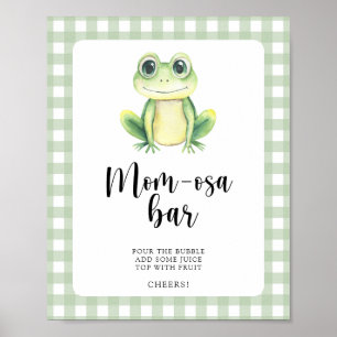 Kikvors babyshower - Momosa bar Poster