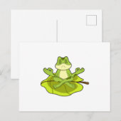 Kikvors bij Mediteer Briefkaart (Voorkant / Achterkant)