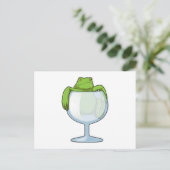 Kikvors Glas Briefkaart (Staand voorkant)