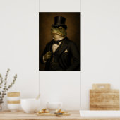 Kikvors Heer Poster (Keuken)