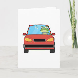 Kikvors in auto kaart