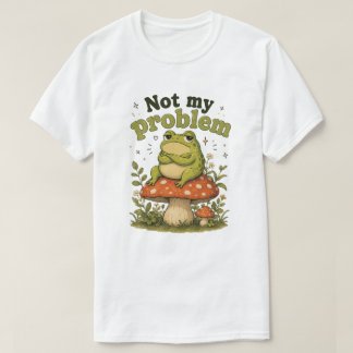 Kikvors T-shirt 'Niet Mijn Probleem' | Grappige Br