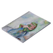 Kikvors-watercolor kunst notitieboek (Linkerzijde)