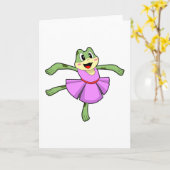 Kikvorsballetdans Kaart (Gele Bloem)