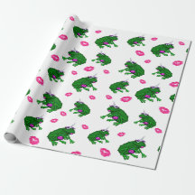 Kikvorsdame Kussen Inpakpapier