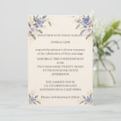 Kikyo Wedding Invitation Kaart (Staand voorkant)