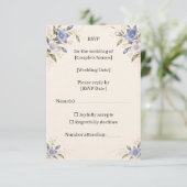 Kikyo Wedding RSVP Card (Staand voorkant)
