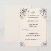 Kikyo Wedding RSVP Card (Voorkant / Achterkant)