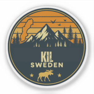 Kil, Zweden Sverige Sticker
