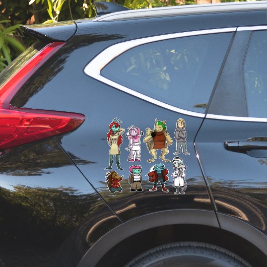 KiLA iLO Main Cast Sticker Sheet (Auto Zijkant)