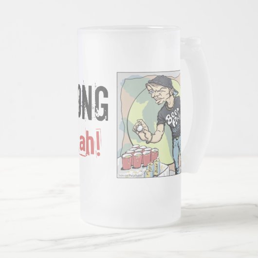 KiLah, BEER PONG Matglas Bierpul (Voorkant rechts)