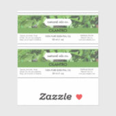 KILANTRO Essential Oils Geur Flesetiket Sticker (Vel)