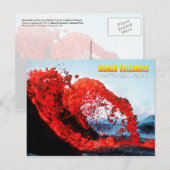 Kilauea eruption, Hawaii Volcanoes National Park Briefkaart (Voorkant / Achterkant)