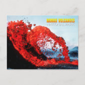 Kilauea eruption, Hawaii Volcanoes National Park Briefkaart (Voorkant)