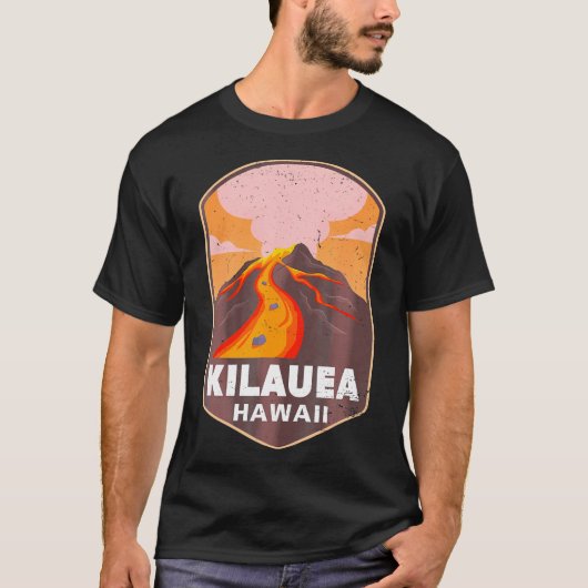 Kilauea Hawaii Volcanoes Nationaal Park Volcano T-shirt (Voorkant)
