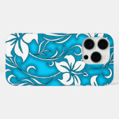 Kilauea Hibiscus Hawaiian Floral Turquoise Case-Mate iPhone Case (Achterkant (horizontaal))