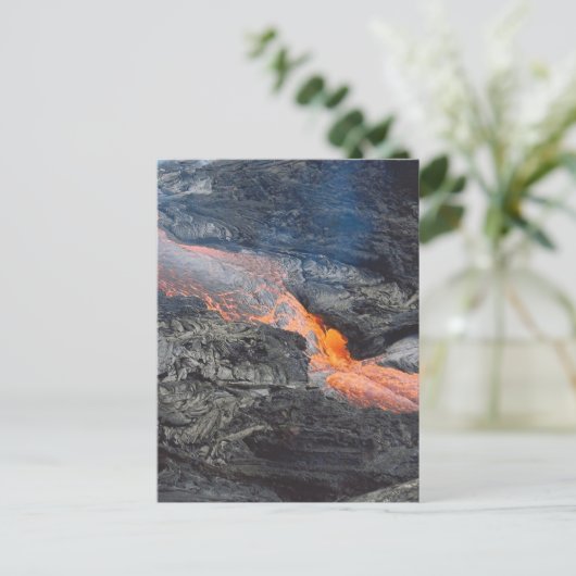Kilauea Lava Flow Briefkaart (Staand voorkant)