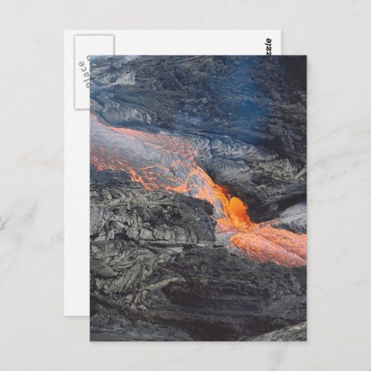 Kilauea Lava Flow Briefkaart (Voorkant / Achterkant)