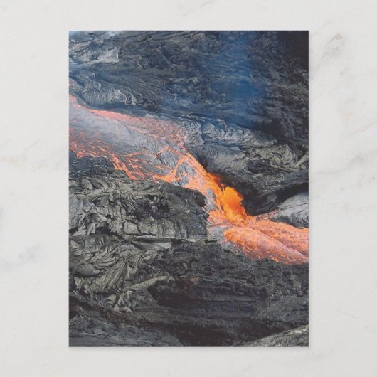 Kilauea Lava Flow Briefkaart (Voorkant)