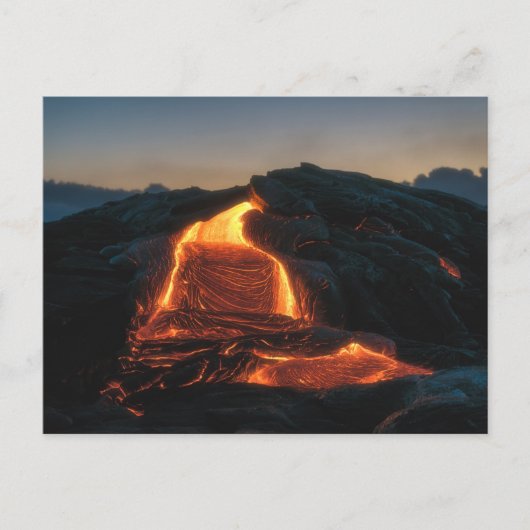 Kilauea Lava Flow Hawaii Volcano Eruption 2018 Briefkaart (Voorkant)