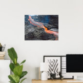 Kilauea Lava Flow Poster Print (Thuiskantoor)
